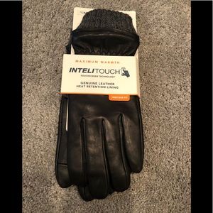 NWT Men’s Dockers Lined Leather Gloves.
